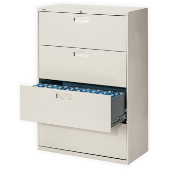 Image for HON® Brigade 600 Light Gray Lateral File Cabinet 53-1/4 x 42 x 19-1/4 Inch from HD Supply