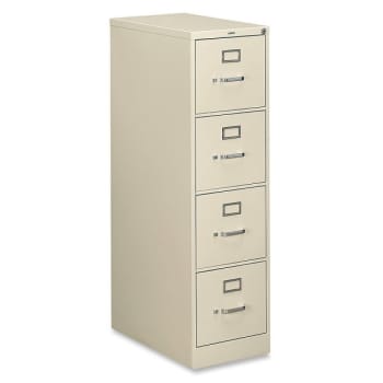 HON® 510 4-Drawer Putty Steel Vertical File Cabinet