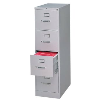 Image for HON® 510 4-Drawer Light Gray Steel Letter-Size Vertical File Cabinet from HD Supply