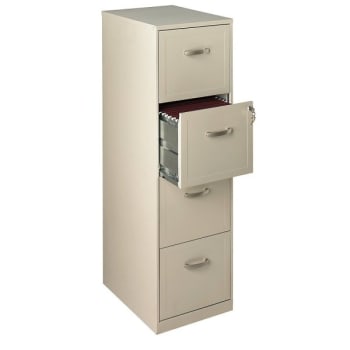 Realspace® 4-Drawer Stone Vertical File Cabinet