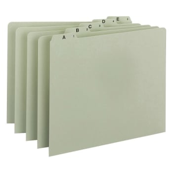 Image for Smead® Green A-Z Pressboard File Guide from HD Supply