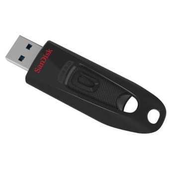 SanDisk® Ultra 64 GB Black USB 3 Flash Drive