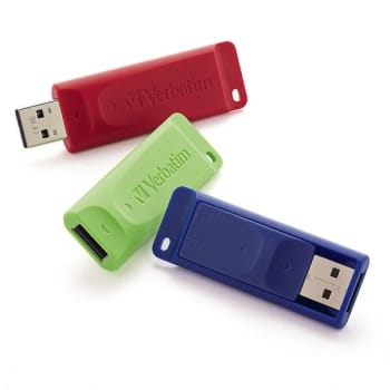Image for Verbatim® Store 'n' Go 16 GB USB Flash Drive, Package Of 3 from HD Supply
