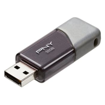 Image for PNY® 32 GB Black/Silver Turbo USB 3.0 Flash Drive from HD Supply