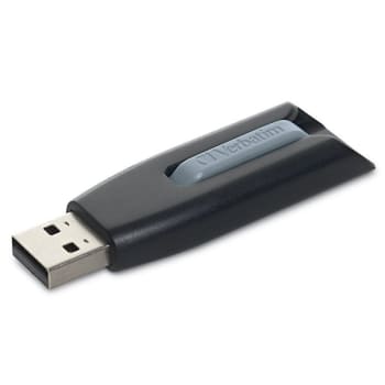 Image for Verbatim® Store 'n' Go 32 GB Black/Gray V3 USB 3.0 Drive from HD Supply