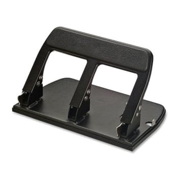 OIC® Officemate Black Heavy-Duty Padded Handle 3-Hole Punch