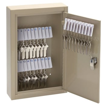 Image for Office Depot® Sand High-Security Locking 30-Key Cabinet 12.125 x 8.125 x 2.5Inch from HD Supply