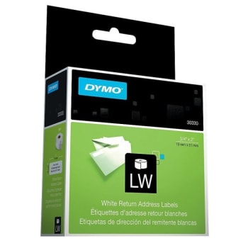 Image for Dymo® Labelwriter White Return Address Label 3/4x2 Inch Package Of 500 from HD Supply