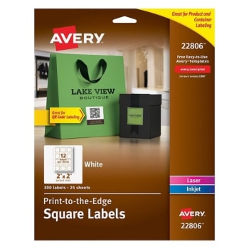 Avery® Easy Peel True Block Print-To-The-Edge Inkjet/Laser Label, Package Of 300