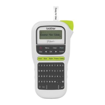 Image for Brother® P-Touch Gray And White Plastic Label Maker from HD Supply
