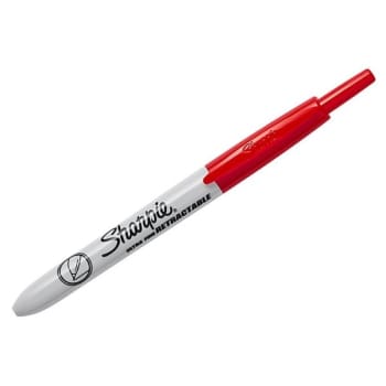 Image for Sharpie® Red Ultra-Fine Point Retractable Permanent Marker, Package Of 12 from HD Supply