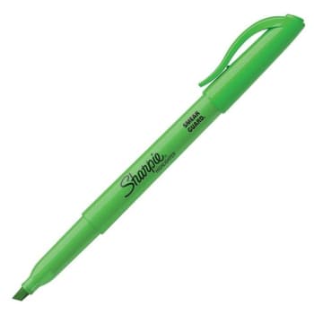 Image for Sharpie® Accent® Fluorescent Green Pocket Highlighter, Package Of 12 from HD Supply