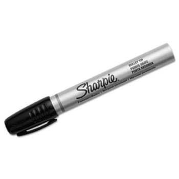 Image for Sharpie® Black Bullet Point Pro Permanent Marker, Package Of 12 from HD Supply