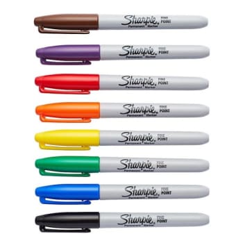 Image for Sharpie® Assorted Colors Fine Point Permanent Marker, Package Of 8 from HD Supply