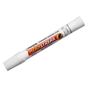 Image for Sharpie® Mean Streak White Bullet Point Permanent Marking Stick from HD Supply