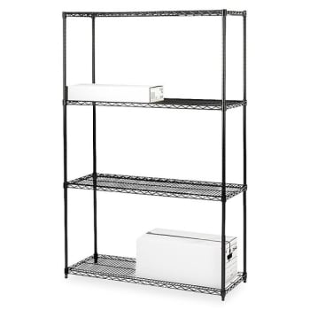 Image for Lorell® Black Industrial Wire Shelving Starter Unit from HD Supply