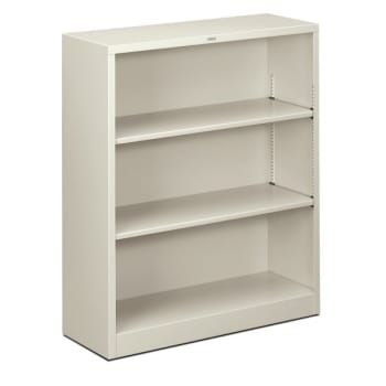 Image for Hon® Brigade 3-Shelf Light Gray Steel Bookcase from HD Supply