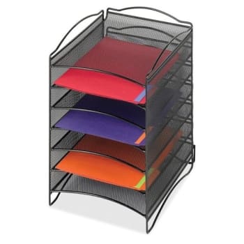 Image for Safco® Onyx Black 6-Compartment Mesh Literature Organizer from HD Supply