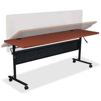 Image for Lorell® Llr60667 Cherry Mobile Flipper Training Table 7 Inch W from HD Supply