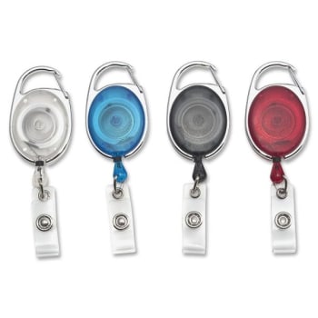 Image for Advantus® Assorted Colors Retracable Carabiner ID Reel from HD Supply