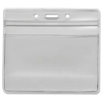 Image for Advantus® Clear Horizontal Re-Sealable Badge Holder 2-5/8 x 3-3/4Inch from HD Supply