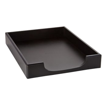 Image for Rolodex® Wood Tones Black Letter-Size Tray from HD Supply