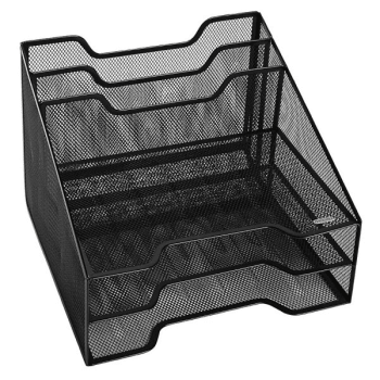 Image for Rolodex® Black Mesh Tray Sorter Combo Organizer from HD Supply