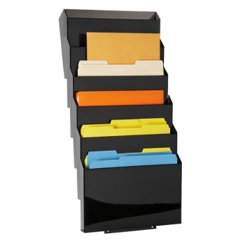 Image for Rubbermaid® Black Classic Hot File System Set from HD Supply