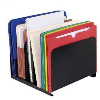 Image for STEELMASTER® Black Vertical Steel Organizer With 5-Solts from HD Supply