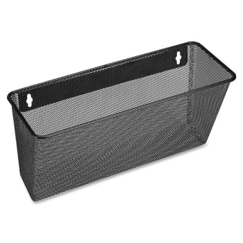 Image for Lorell® Steel Mesh Single Wall Pocket, Black, 6-3/4"h X 3-3/8"d X 14"w from HD Supply