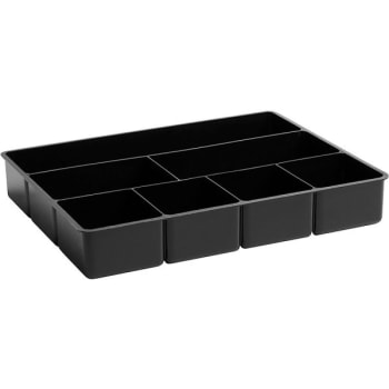 Image for Rubbermaid® Black Plastic Drawer Director Organizer Tray from HD Supply