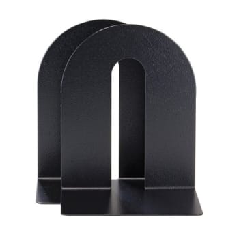 Image for OIC® Officemate Black Magnetic Heavy-Duty Bookends, Package Of 2 from HD Supply