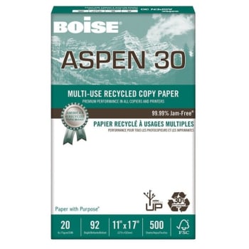 Image for Boise® Aspen® White Ledger Paper Size Multi-Use Paper from HD Supply