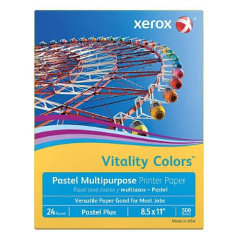 Image for Xerox® Vitality Colors™ Gold Pastel Plus Multi-Purpose Printer Paper, (500-Case) from HD Supply