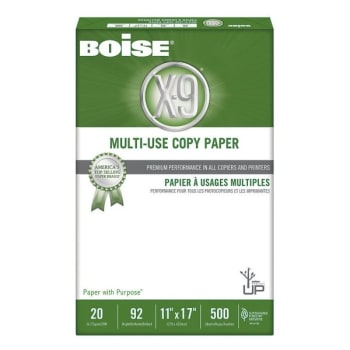 Image for Boise® X-9® White Ledger-Size Multi-Use Copy Paper from HD Supply