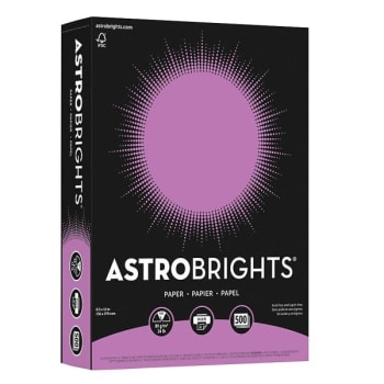 Image for Astrobrights® Planetary Purple Letter-Size Paper Color, Case Of 500 from HD Supply