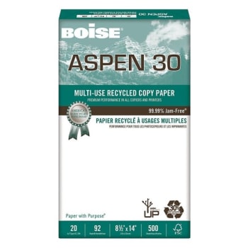 Image for Boise® Aspen® White Legal-Size Multi-Purpose Paper from HD Supply