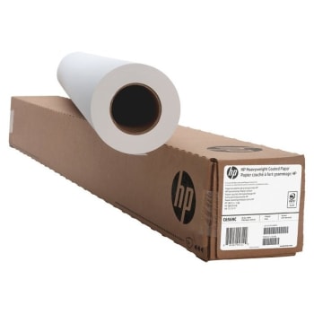 Image for HP White Heavyweight Coated Paper Roll from HD Supply