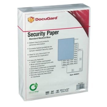 Image for Docugard® Blue Standard Medical Prescription Paper, Case Of 5 from HD Supply