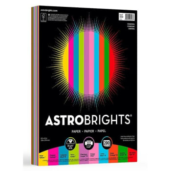 Astrobrights® Assorted Colors Bright Color Paper