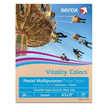 Image for Xerox® Vitality Colors™ Tan Pastel Multi-Purpose Printer Paper, Case Of 500 from HD Supply