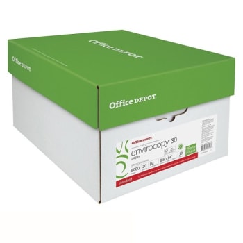 Office Depot® EnviroCopy White Legal-Size Paper, Case Of 10