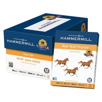 Image for Hammermill® White Fore Multi-Purpose Paper, Case Of 10 Reams/5000 Sheets from HD Supply