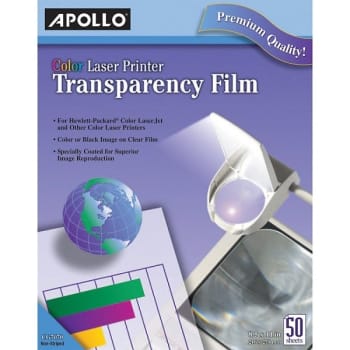 Image for Apollo® Clear Laser OHP Transparency Film 8-1/2 x 11Inch from HD Supply