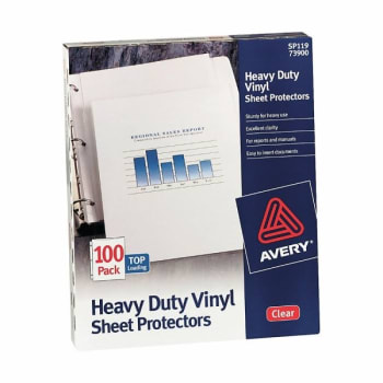 Image for Avery® Clear Top Load Vinyl Heavy Gauge Sheet Protector, Package Of 100 from HD Supply