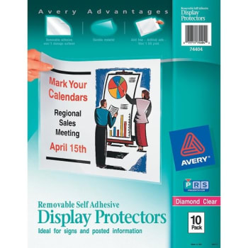 Image for Avery® Diamond Clear Top-Load Heavy Weight Display Sheet Protector, Pack Of 10 from HD Supply
