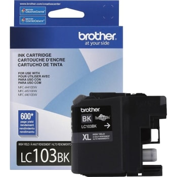 Image for Brother® LC103BK Black Genuine Innobella High-Yield Ink Cartridge from HD Supply