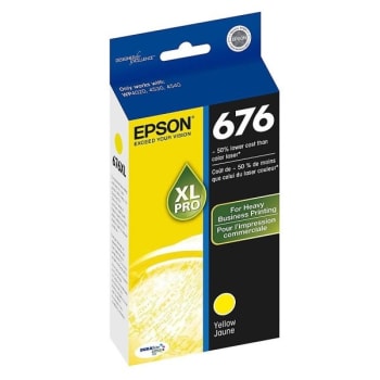 Image for Epson® 676 DURABrite Yellow Ultra Ink Cartridge from HD Supply