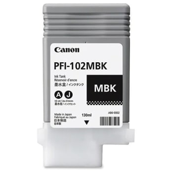 Image for Canon PFI-102MBK Matte Black Inkjet Original Ink Cartridge from HD Supply