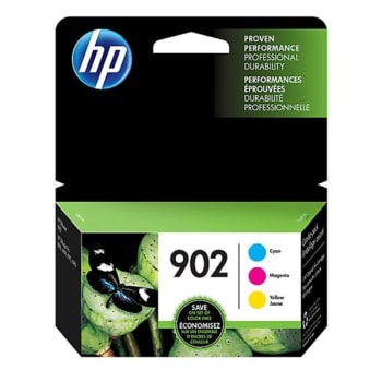 Image for Hp 902 Assorted Color Ink Cartridge, Package Of 3 from HD Supply
